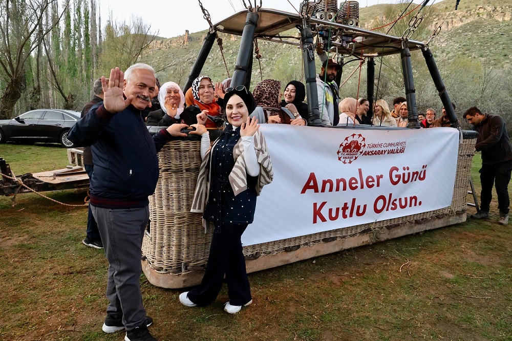 Ihlara Vadisi’nde Anneler Günü’ne Özel Balon Turu
